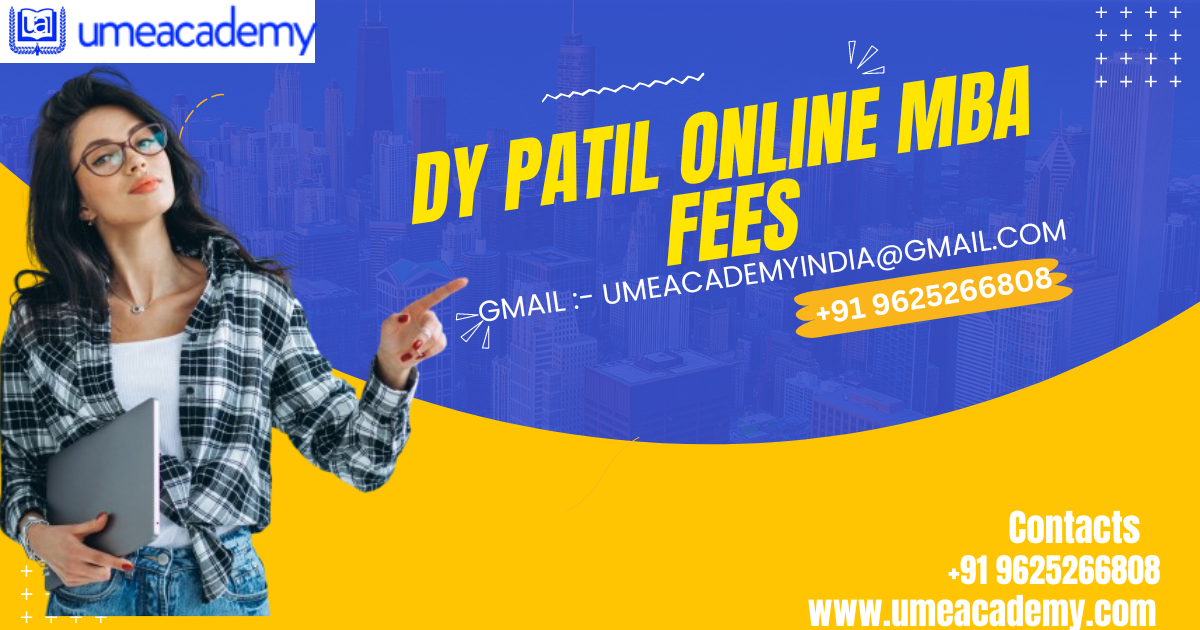 Dy Patil Online Mba Fees